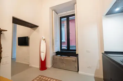 TV o dispositivi per l'intrattenimento presso Bonbon Apartment 1