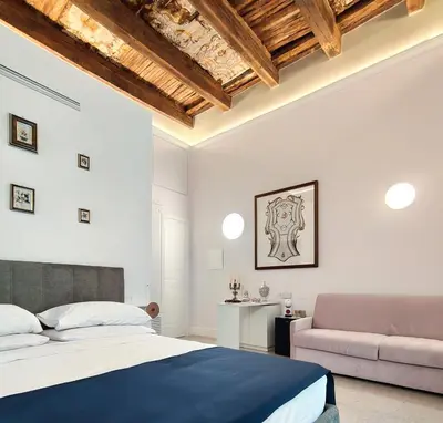 Letto o letti in una camera di Alma Regina Relais