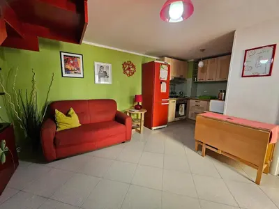 Area soggiorno di Confortable very central loft