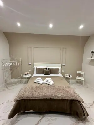 Letto o letti in una camera di Vista Monte Echia