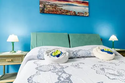 Letto o letti in una camera di Casa Lego Napoli