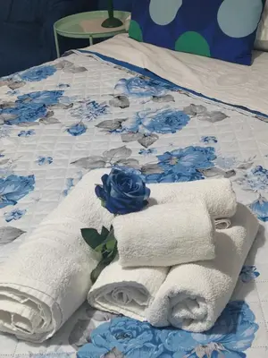 Letto o letti in una camera di Casa Lego Napoli