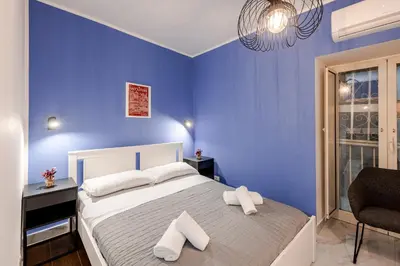 Letto o letti in una camera di Nalusa - al centro della riviera di chiaia