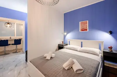 Letto o letti in una camera di Nalusa - al centro della riviera di chiaia