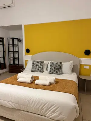 Letto o letti in una camera di Le Dame