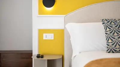Letto o letti in una camera di Le Dame