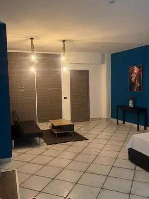 Area soggiorno di Partenope chiaia room's