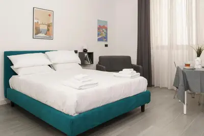 Letto o letti in una camera di Eleven Studios