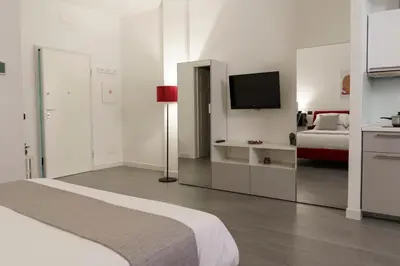 Letto o letti in una camera di Eleven Studios