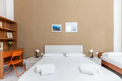 Letto o letti in una camera di Just a Perfect Stay By Dimorra