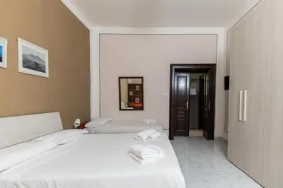 Letto o letti in una camera di Just a Perfect Stay By Dimorra
