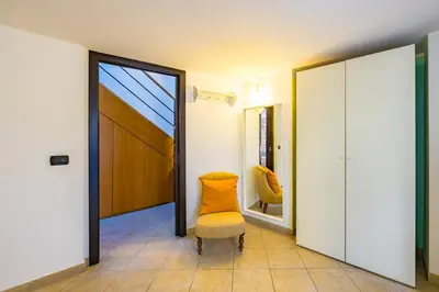 Area soggiorno di Casa al rettifilo con Terrazzo