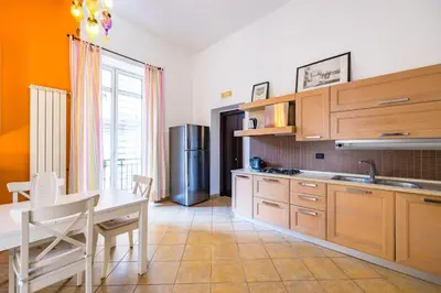 Cucina o angolo cottura di Casa al rettifilo con Terrazzo