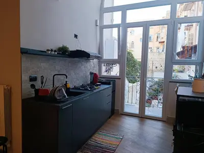 Area soggiorno di Un posto a Napoli
