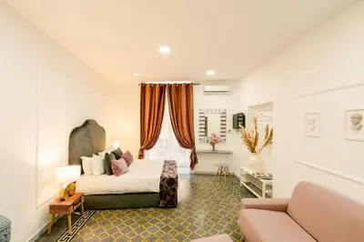 Letto o letti in una camera di Mega Random By Dimorra
