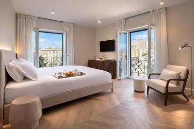 Letto o letti in una camera di Cratèrico