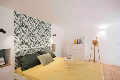 Letto o letti in una camera di Il giardinetto, centrale e tranquillo