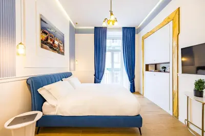 Letto o letti in una camera di Themis Toledo - Private Spa Apartment