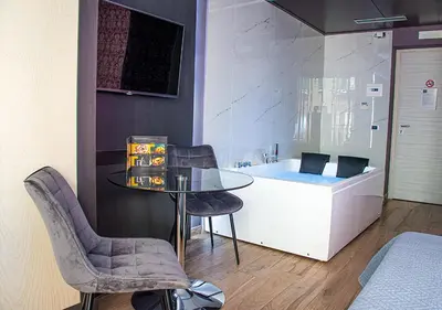 Area soggiorno di Hotel Angioino & Spa
