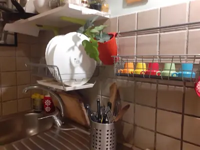 Cucina o angolo cottura di San Gregorio Studio