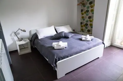 Letto o letti in una camera di Casa Magà