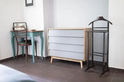 Letto o letti in una camera di Casa Magà