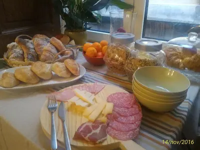 Cibo presso il bed & breakfast o nelle vicinanze