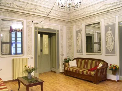 Area soggiorno di B&B Miseria e Nobilta'