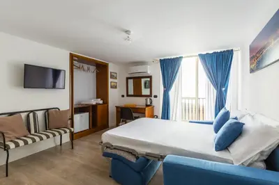 Letto o letti in una camera di B&B Antica Napoli
