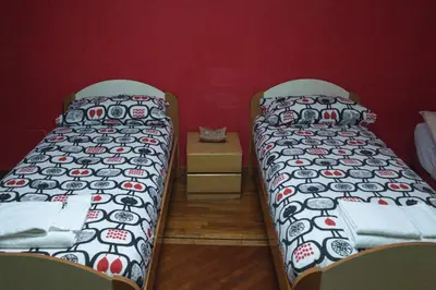 Letto o letti in una camera di b&b Zia Sua