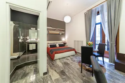 Letto o letti in una camera di Il Ventre di Napoli 