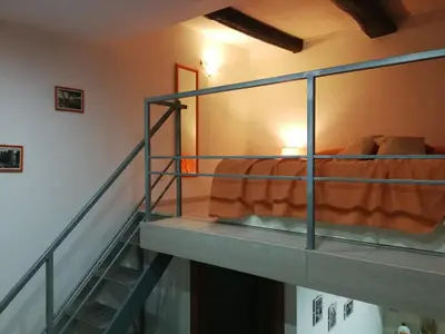 Letto o letti a castello in una camera di Casa vacanze Totò&Peppino