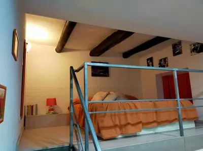 Letto o letti in una camera di Casa vacanze Totò&Peppino