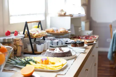 Cibo presso il bed & breakfast o nelle vicinanze