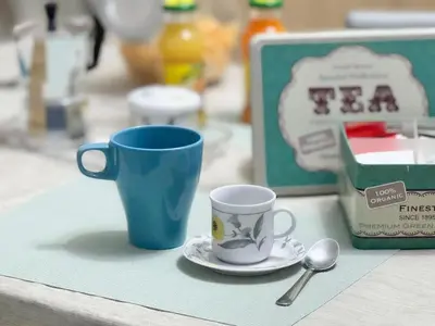 Set per la preparazione di tè e caffè presso Welcome House