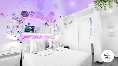 Letto o letti in una camera di B&B Maison Mari