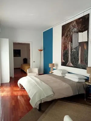 Letto o letti in una camera di Altera Domus