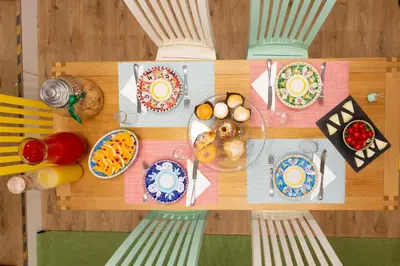 Cibo presso il bed & breakfast o nelle vicinanze