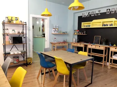 Cucina o angolo cottura di Napoli Bonita b&b