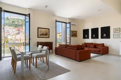 Area soggiorno di My Loft in Naples