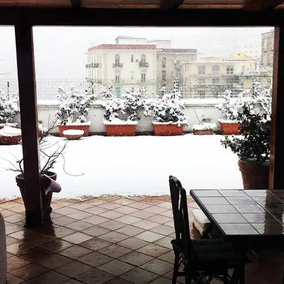 Attico Paradiso durante l'inverno