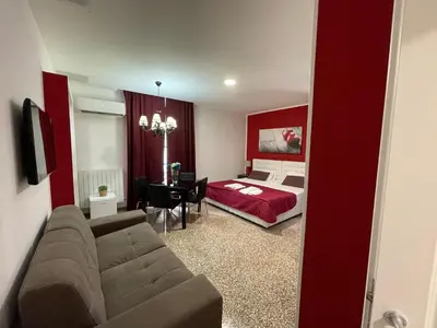 Letto o letti in una camera di Napoli Central City
