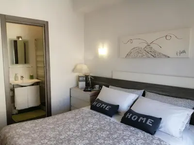Letto o letti in una camera di B&B Carolina Napoli-Vomero
