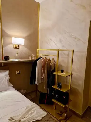 Letto o letti in una camera di La Dimora nei presepi in San Gregorio