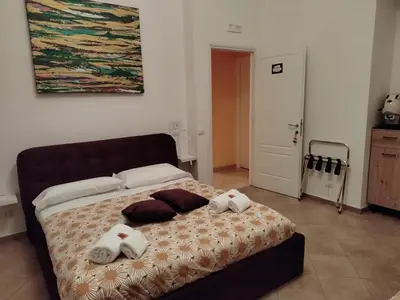 Letto o letti in una camera di Suites Trinità in Toledo street