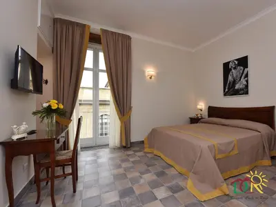Letto o letti in una camera di Dimora conte di Ruvo