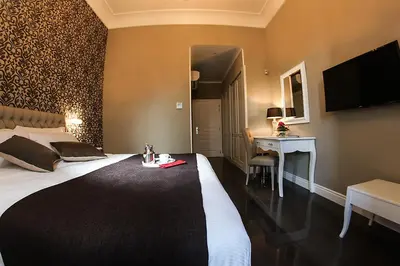 Letto o letti in una camera di Villa San Martino