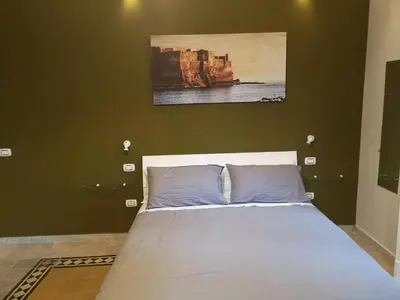 Letto o letti in una camera di B&B Marange