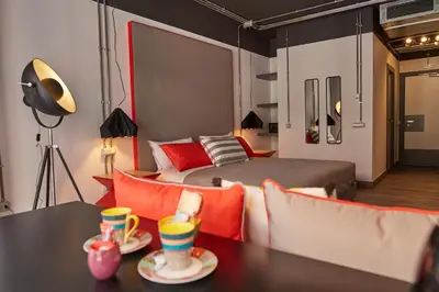 Area soggiorno di Toledo Loft