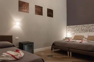 Letto o letti in una camera di Real Giardinetto a Toledo